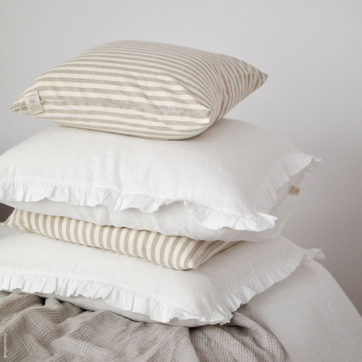 Linen Tales Pillowcase with Frills