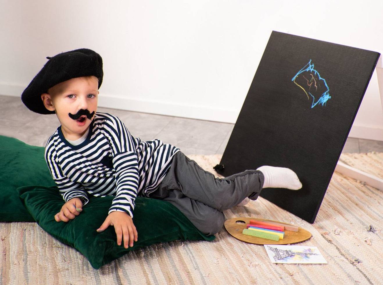 Wooden Chalkboard Easel for Kids