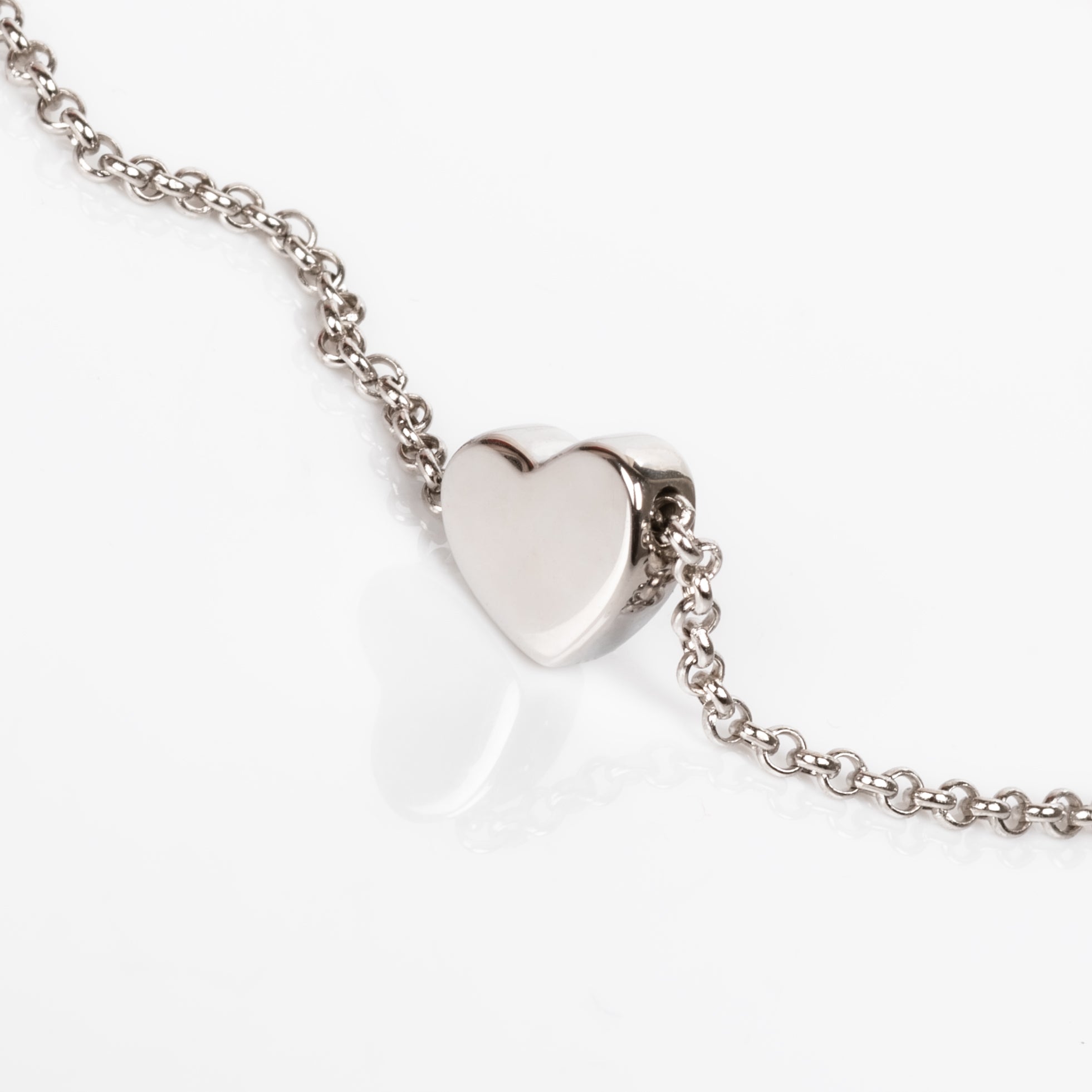 Heart Choker - Rose Gold and Silver