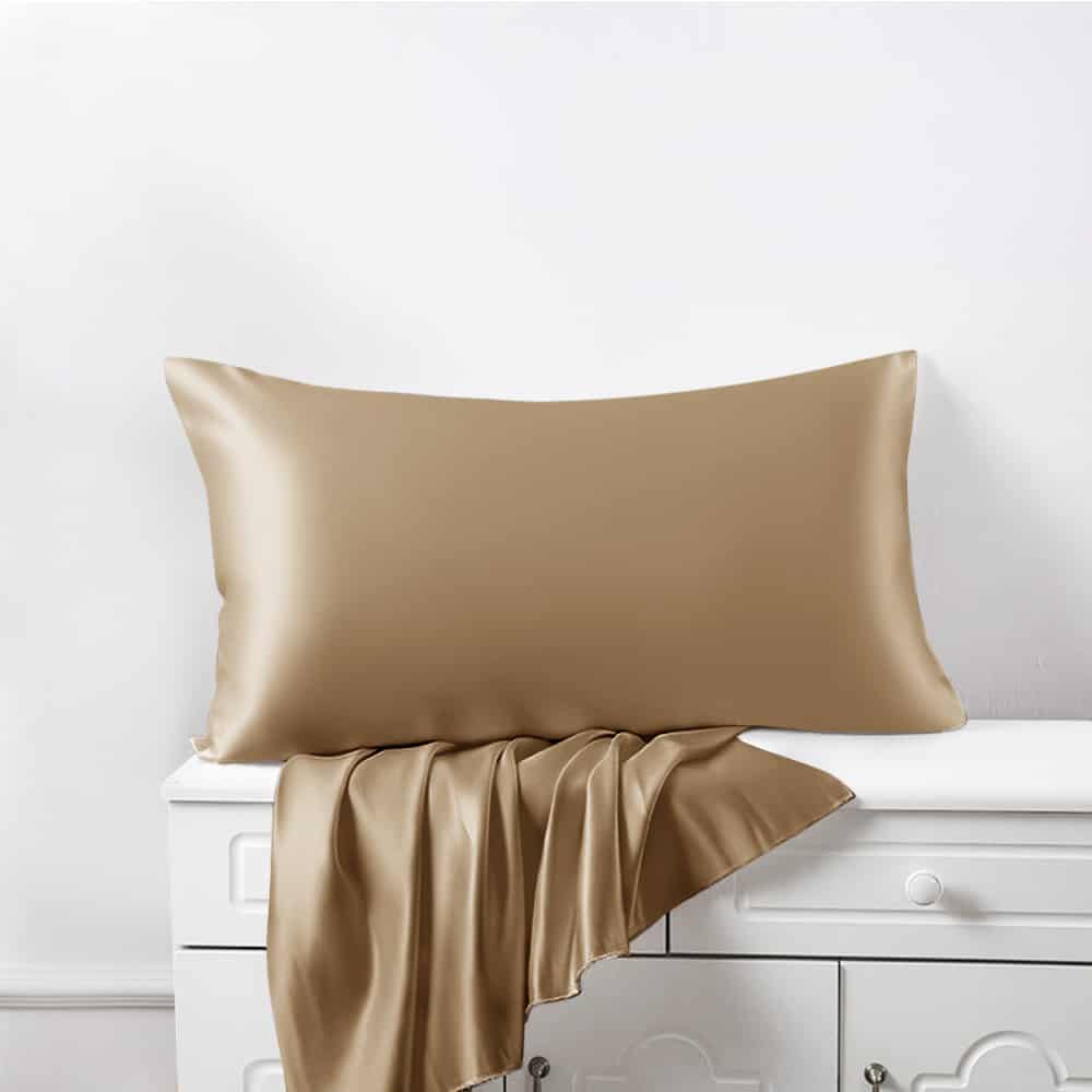 Murberry Silk Pillowcase with Zipper, 22 Momme, 50×60