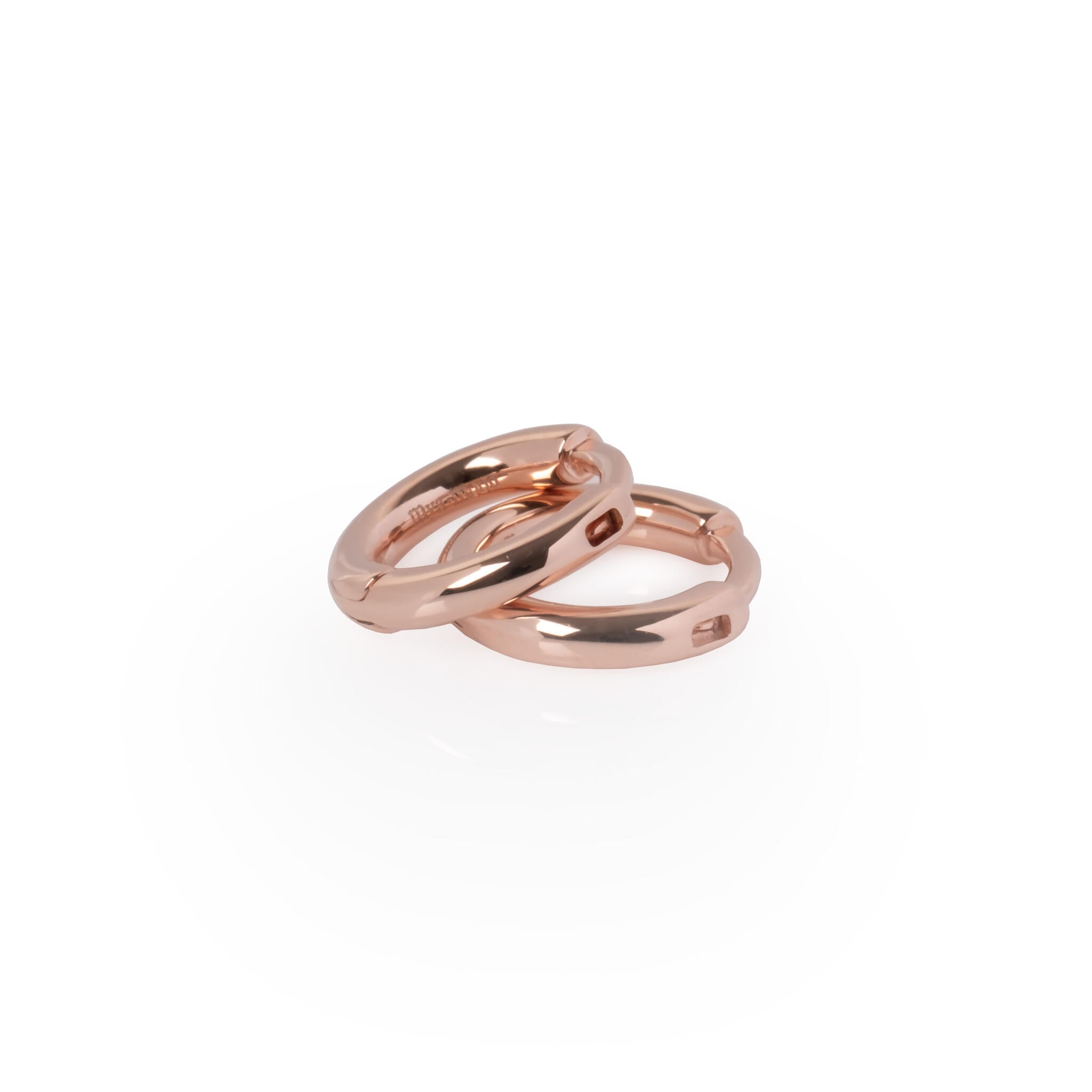 Classy Mini Hoops - Rose Gold and Silver