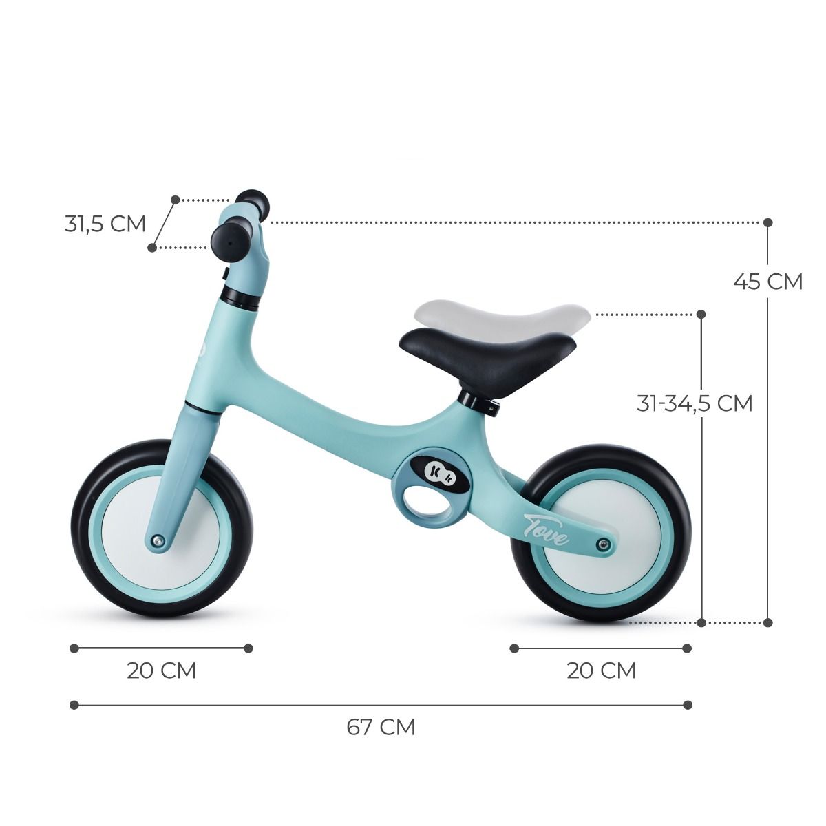 Balance Bike TOVE - Mint